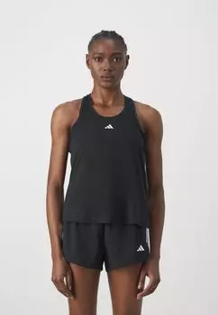 Топ TRAIN ESSENTIALS MINIMAL BRANDING RACERBACK adidas Performance, цвет black