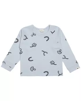 Топ Turtledove London Lucky в рубчик, синий