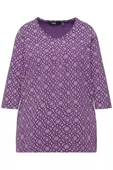 Топ Ulla Popken Shirt, цвет violet