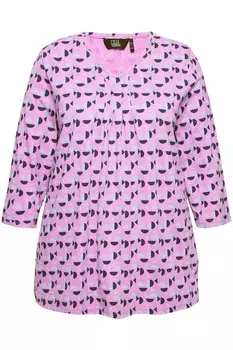 Топ Ulla Popken Shirt, фиолетовый