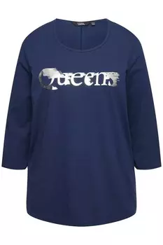 Топ Ulla Popken Shirt, синий