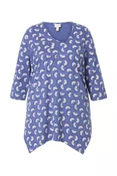 Топ Ulla Popken Shirt, синий