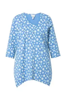 Топ Ulla Popken Shirt, светло-синий
