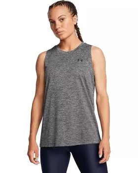 Топ Under Armour Tech Tank Twist, цвет Castlerock/Black