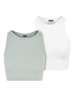 Топ Urban Classics, цвет frostmint+white