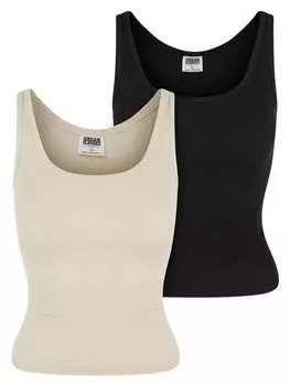 Топ Urban Classics, цвет whitesand+black