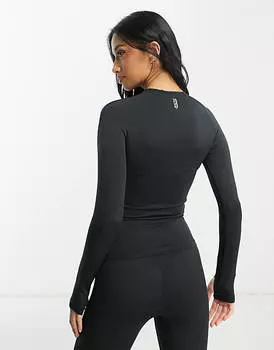 Топ узкого кроя с длинными рукавами ASOS 4505 Petite Icon