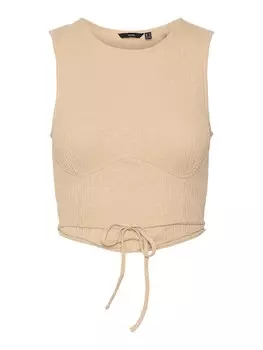 Топ VERO MODA CAMMA, светло-бежевый