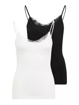 Топ Vero Moda INGE, черный/белый