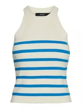 Топ Vero Moda Strick, цвет creme/blau