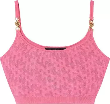 Топ Versace Knit Tank Top 'Pink Paradise', розовый