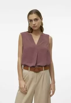 Топ VMELVA Vero Moda, цвет rose brown