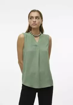 Топ Vmelva Vero Moda, зеленый