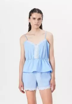 Топ VMLEILA PEPLUM SINGLET Vero Moda, синий