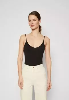 Топ VMMAXI MY SOFT V SINGLET 2 PACK Vero Moda, цвет black
