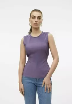 Топ VMRAYA Vero Moda, фиолетовый