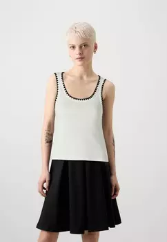 Топ VMVIOLA TANK Vero Moda, кремовый