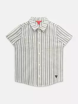 Топ в крупную полоску (7-16) Guess Factory, цвет blue and white stripes