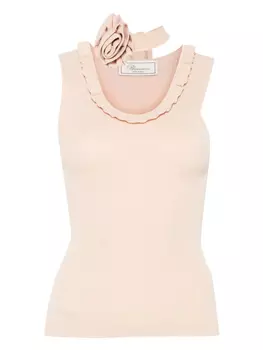 Топ в рубчик Blumarine, розовый