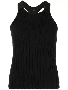 Топ в рубчик Dion Lee, черный