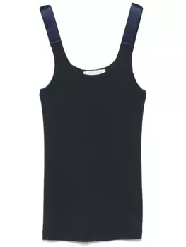 Топ в рубчик Helmut Lang, синий