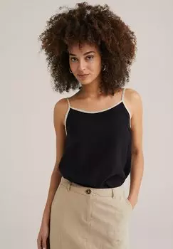 Топ WE Fashion, черный