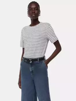 Топ Whistles Emily Ultimate Stripe, цвет grey/multi