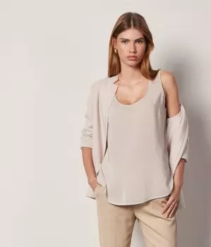 Топ WIDE-NECK Falconeri, цвет Tan