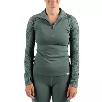 Топ Wild Rye Hailey Half-Zip, цвет Queen Of The Jungle/Slate