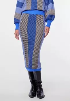Топ YAS ЮБКА YASHERMINE MIDI, синий
