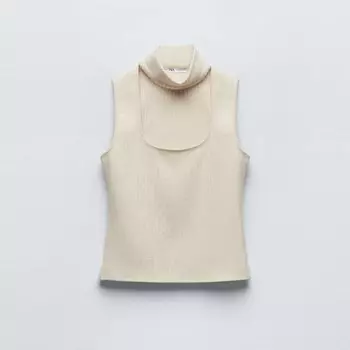 Топ Zara Choket, кремовый