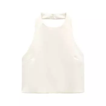 Топ Zara Halter, экрю
