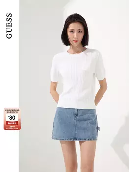 Топ женский Guess однотонный, темно - синий