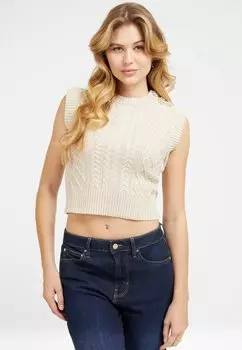 Топ Zopfmuster Guess, цвет creme