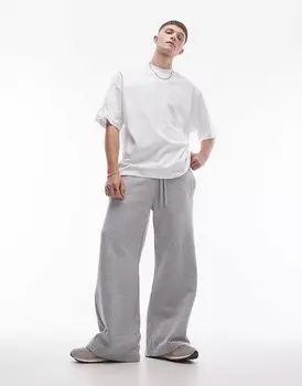 Topman – джоггеры оверсайз серого меланжевого цвета