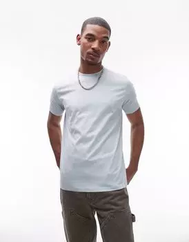 Topman - Голубая классическая футболка