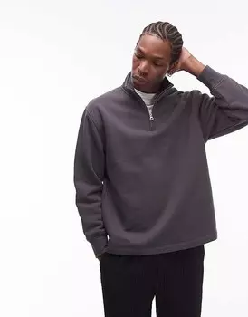 Topman – графитовая толстовка на молнии