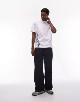 Topman - Очень широкие брюки черного цвета