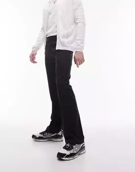 Topman - Прямые черные брюки-клеш