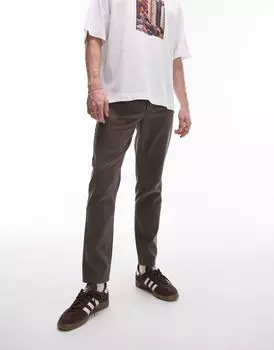 Topman – темно-оливковые зауженные джинсы