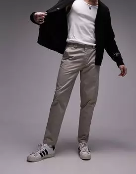 Topman – зауженные брюки каменного цвета