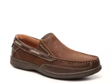 Топсайдеры Lakeside Moc Toe Slip-On Florsheim, коричневый