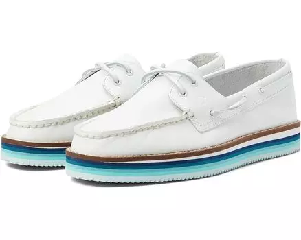 Топсайдеры Sperry A/O 2-Eye Stacked Eva Multi Stripe, белый