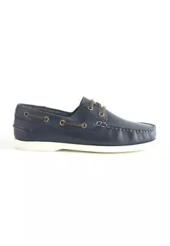 Топсайдеры Wide Fit Classic Boat Shoes Next, цвет navy blue