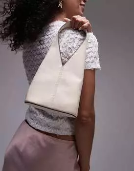 Topshop – Gim – Сумочка кремового цвета