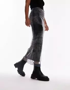 Topshop – Lucas – Черные ботинки челси на массивной подошве