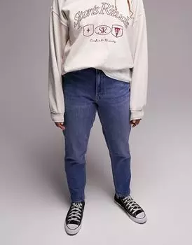 Topshop – Original – Синие джинсы Mom
