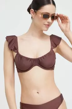 Топы бикини Abercrombie & Fitch, коричневый