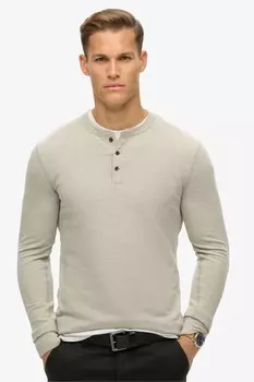 Торговец дедушка топ Superdry, серый