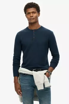 Торговец дедушка топ Superdry, синий
